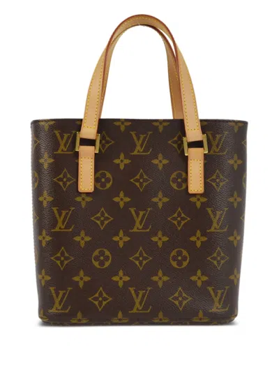 Pre-owned Louis Vuitton 2001  Monogram Vavin Pm Tote Bag In Brown