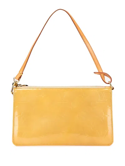 Pre-owned Louis Vuitton 2001 Monogram Vernis Pochette Lexington Shoulder Bag