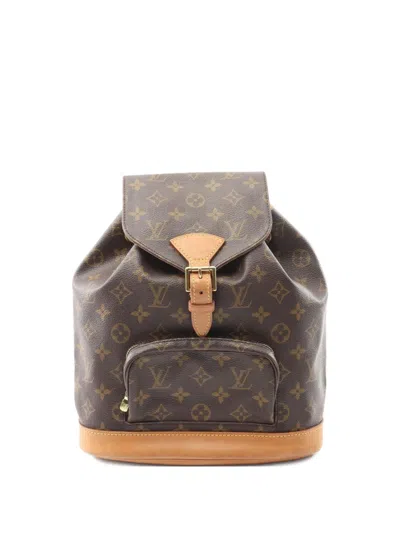 Pre-owned Louis Vuitton 2001 Montsouris Mm Backpack