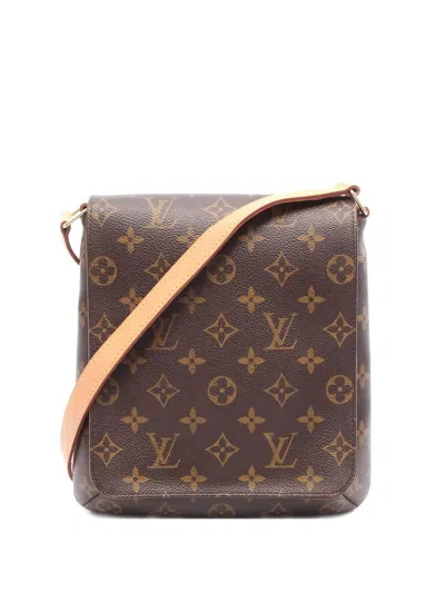 Pre-owned Louis Vuitton 2001 Musette Salsa Cross Body Bag In Brown