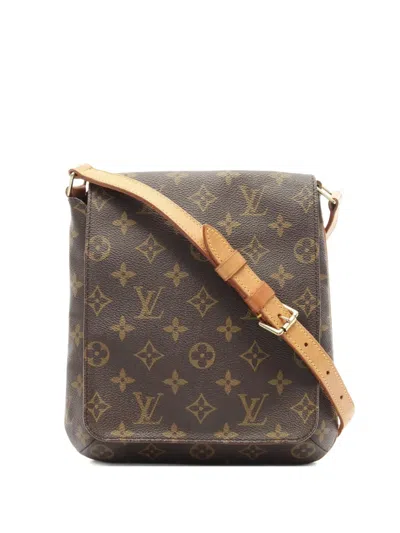 Pre-owned Louis Vuitton 2001 Musette Salsa Shoulder Bag In Brown