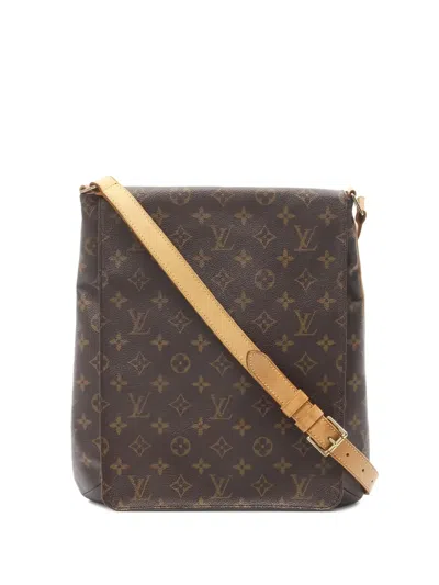 Pre-owned Louis Vuitton 2001 Musette Salsa Shoulder Bag In Brown