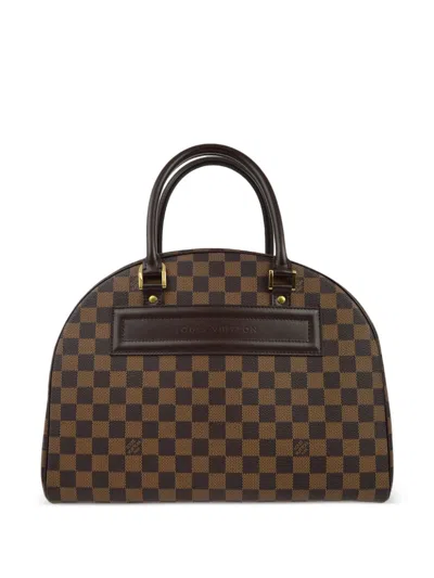 Pre-owned Louis Vuitton 2001 Nolita Handbag In Brown