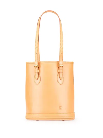 Pre-owned Louis Vuitton 2001 Nomade Petit Bucket Bag In Brown