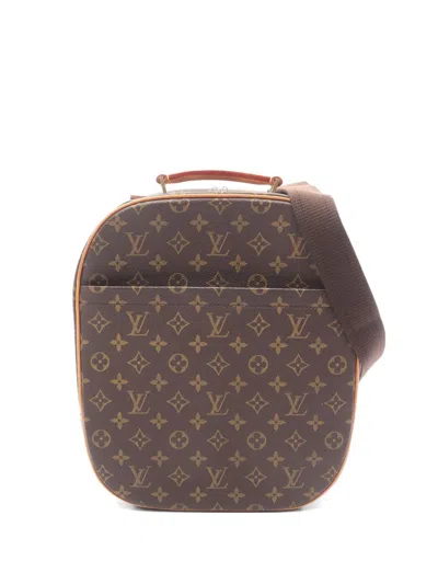 Pre-owned Louis Vuitton 2001 Packall Sac À Dos Shoulder Bag In Brown