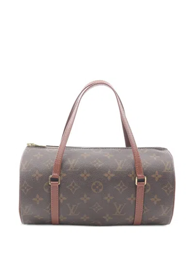 Pre-owned Louis Vuitton 2001 Papillon 26 Monogram Handbag In Brown
