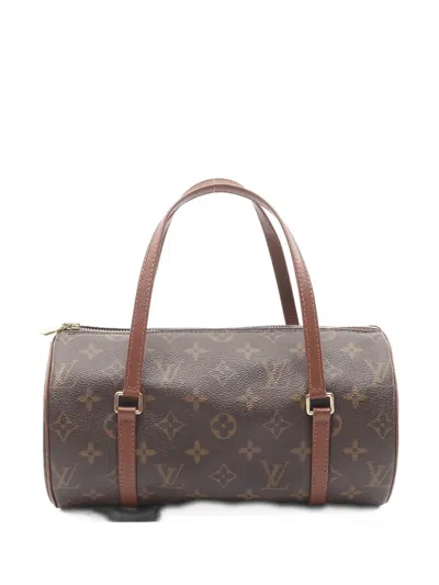 Pre-owned Louis Vuitton 2001 Papillon 26 Monogram Handbag In Brown