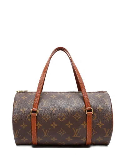 Pre-owned Louis Vuitton 2001 Papillon 26 Tote Bag In Brown