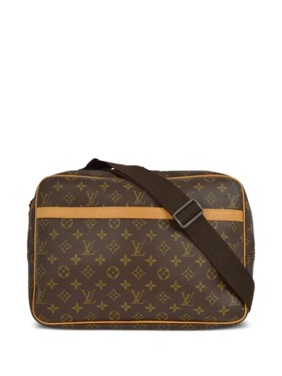 Pre-owned Louis Vuitton 2001 Reporter Gm Messenger Bag In Brown