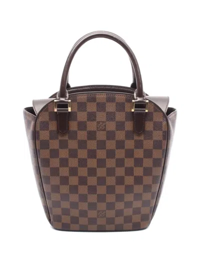 Pre-owned Louis Vuitton 2001 Saria Thor Handbag In Brown