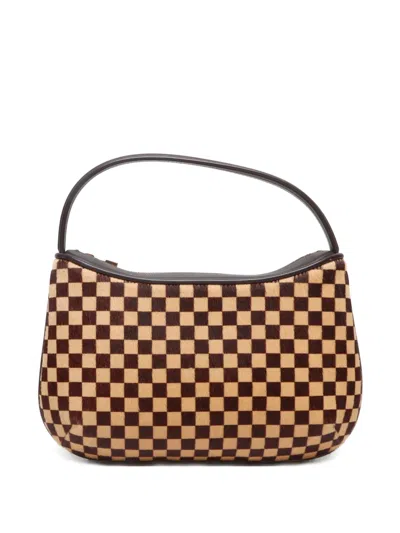 Pre-owned Louis Vuitton 2001 Sauvage Tigre Handbag In Brown