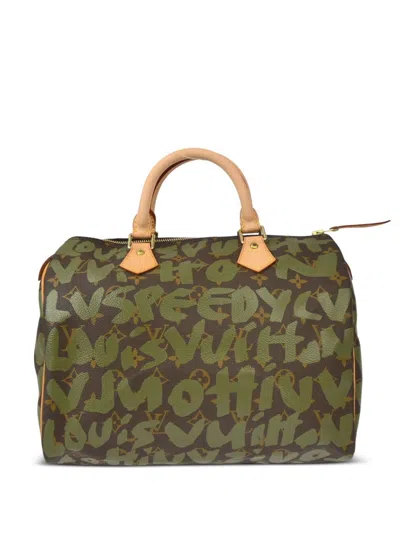 Pre-owned Louis Vuitton 2001 Speedy 30 Handbag In Brown