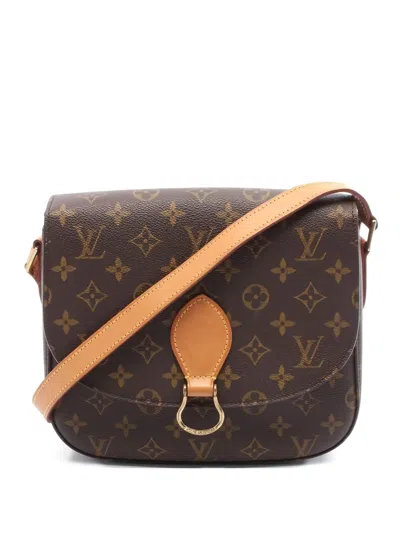 Pre-owned Louis Vuitton 2001 Sun Crew Gm Monogram Shoulder Bag In Brown