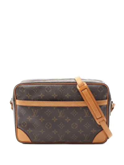 Pre-owned Louis Vuitton 2001 Trocadero 30 Shoulder Bag In Brown