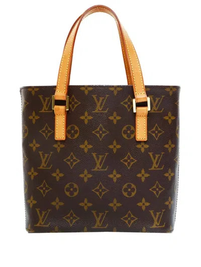 Pre-owned Louis Vuitton 2001 Vavin Pm Monogra-pattern Handbag In Brown