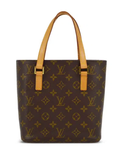 Pre-owned Louis Vuitton 2001 Vavin Pm Tote Bag In Brown