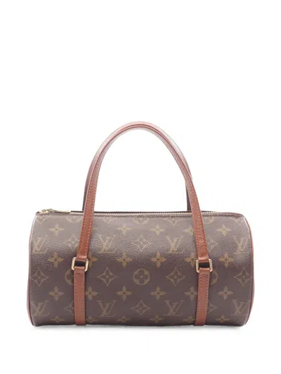 Louis Vuitton 2002 26 Papillon Monogram Tote Bag In Brown