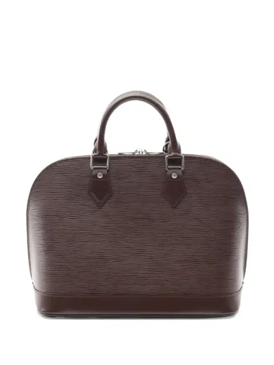 Pre-owned Louis Vuitton 2002 Alma Handbag In Brown