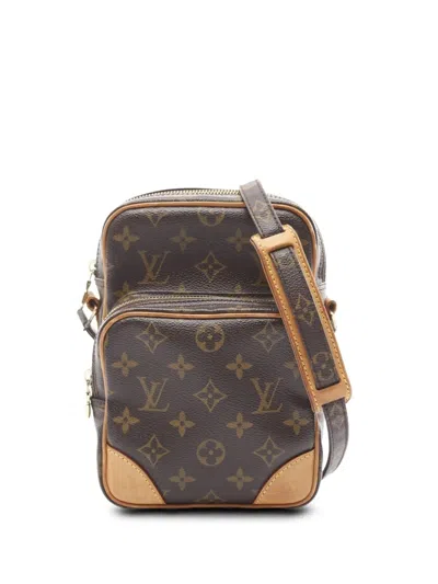 Pre-owned Louis Vuitton 2002 Amazon Shoulder Bag In Brown
