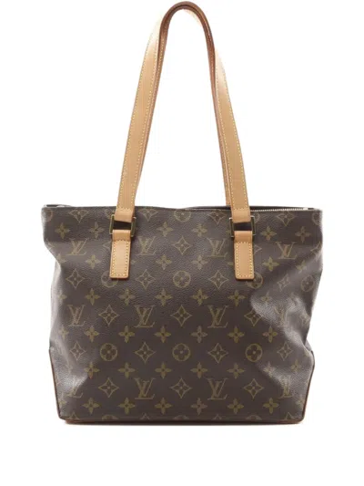 Pre-owned Louis Vuitton 2002 Cabas Piano Monogram Canvas Tote Bag