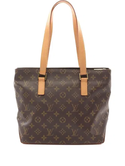 Pre-owned Louis Vuitton 2002 Cabas Piano Tote Bag In 褐色