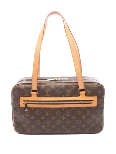 Pre-owned Louis Vuitton 2002 Cite Gm Shoulder Bag In Brown
