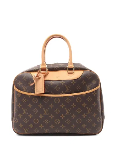 Pre-owned Louis Vuitton 2002 Deauville Bowling Vanity Monogram Handbag