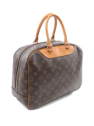 Pre-owned Louis Vuitton 2002 Deauville Handbag In Brown