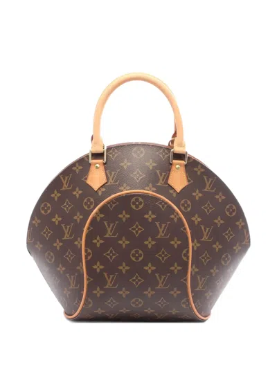 Pre-owned Louis Vuitton 2002 Ellipse Mm Tote Bag In Brown