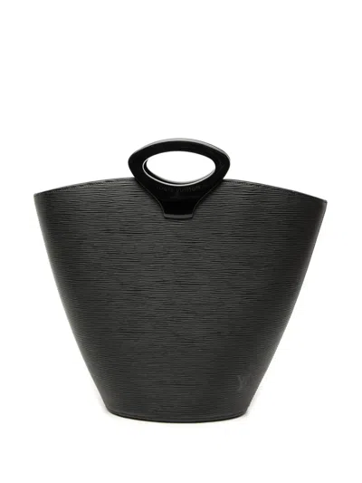 Pre-owned Louis Vuitton 2002 Epi Noctambule Tote Bag In Black