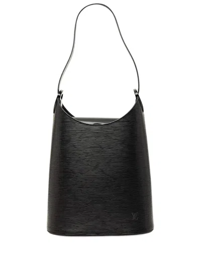 Pre-owned Louis Vuitton 2002 Epi Sac Verseau Shoulder Bag In Black