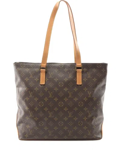Pre-owned Louis Vuitton 2002 Kabamezo Tote Bag In Brown