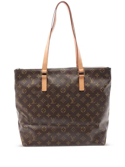 Pre-owned Louis Vuitton 2002 Kabamezo Tote Bag In Brown