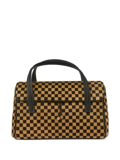 Pre-owned Louis Vuitton 2002 Lion Tote Bag In Brown