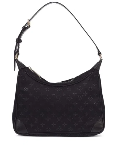 Pre-owned Louis Vuitton 2002 Little Boulogne Shoulder Bag In Black