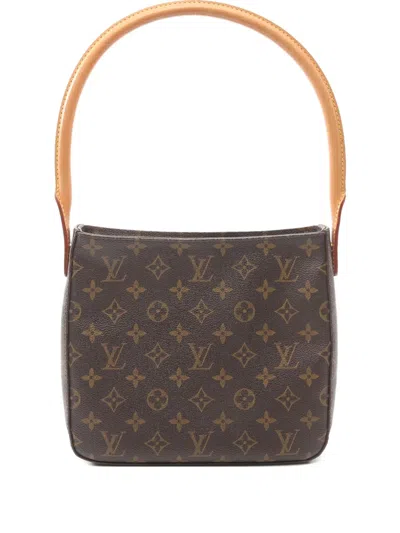 Pre-owned Louis Vuitton 2002 Looping Shoulder Bag In Brown