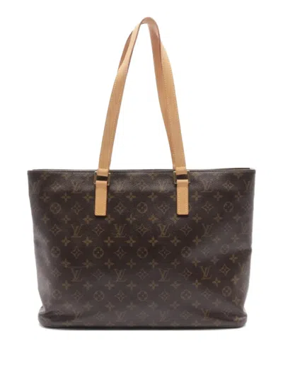 Pre-owned Louis Vuitton 2002 Luco Tote Bag In Brown