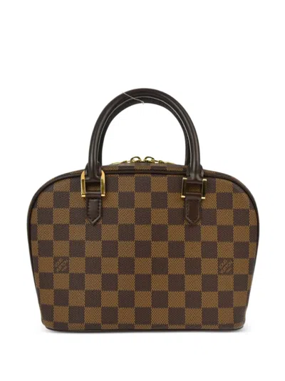 Pre-owned Louis Vuitton 2002 Mini Sarria Handbag In Brown