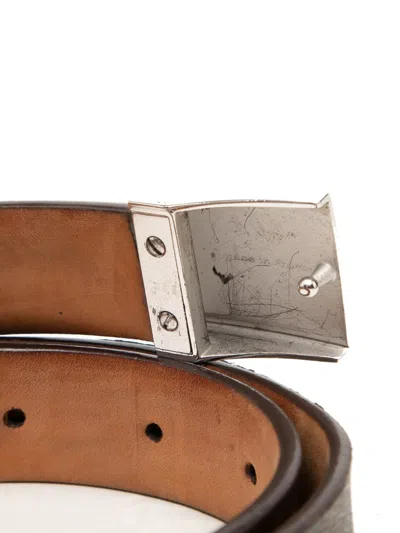 Pre-owned Louis Vuitton 2002 Monogram Ceinture Belt In Brown