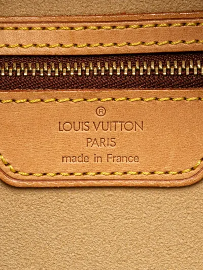 Pre-owned Louis Vuitton 2002 Monogram Cite Gm Shoulder Bag In Brown