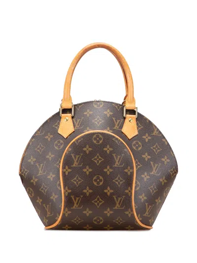 Pre-owned Louis Vuitton 2002 Monogram Ellipse Pm Handbag In Brown