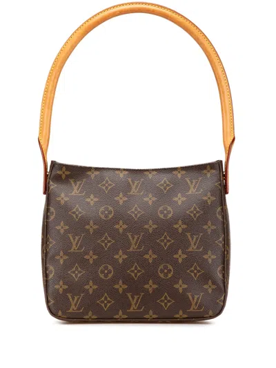 Pre-owned Louis Vuitton 2002 Monogram Looping Mm Shoulder Bag