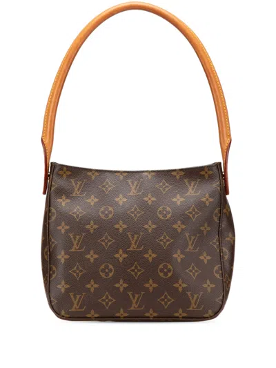 Pre-owned Louis Vuitton 2002 Monogram Looping Mm Shoulder Bag