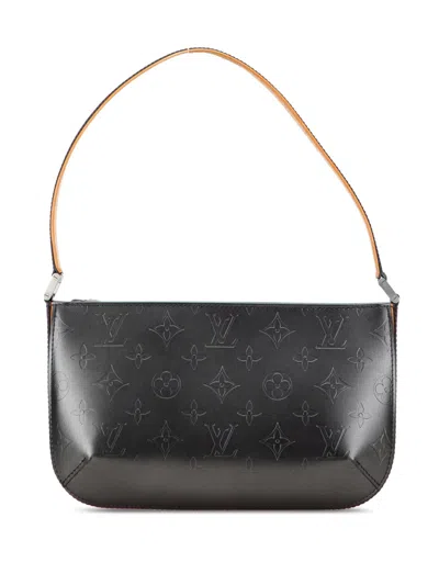 Pre-owned Louis Vuitton 2002 Monogram Mat Fowler Shoulder Bag In Gray