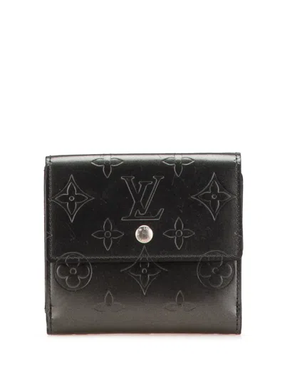 Pre-owned Louis Vuitton 2002 Monogram Mat Portefuille Elise Trifold Wallet Small Wallets