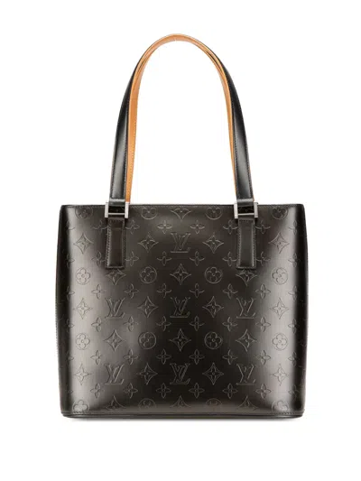 Pre-owned Louis Vuitton 2002 Monogram Mat Stockton Tote Bag
