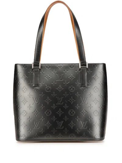 Pre-owned Louis Vuitton 2002 Monogram Mat Stockton Tote Bag