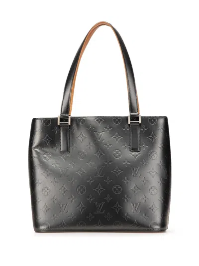 Pre-owned Louis Vuitton 2002 Monogram Mat Stockton Tote Bag