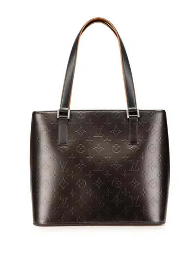 Pre-owned Louis Vuitton 2002 Monogram Mat Stockton Tote Bag