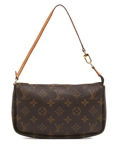 Pre-owned Louis Vuitton 2002 Monogram Pochette Accessoires Shoulder Bag